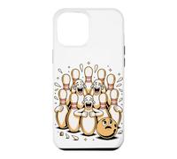 Custodia per iPhone 12 Pro Max Hear the Ten Pins Laughing Bowling Bowler Pun