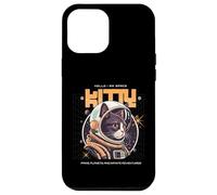 Custodia per iPhone 12 Pro Max Hello I Am Spazio Kitty Fantascienza Zampe Pianeti Avventure