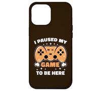 Custodia per iPhone 12 Pro Max Ho messo in pausa il mio gioco per essere qui Turchia Ringraziamento Gamer Boys