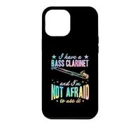 Custodia per iPhone 12 Pro Max Ho un clarinetto basso e non ho paura di usarlo