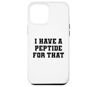 Custodia per iPhone 12 Pro Max Ho una pila di peptidi Fitness Biohacker Palestra Umorismo Sollevamento