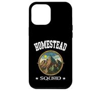 Custodia per iPhone 12 Pro Max HOMESTEAD SQUAD Off-Grid living Foresta Cabina Amante della natura