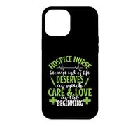 Custodia per iPhone 12 Pro Max Hospice Nurse perché la vita merita cura e amore