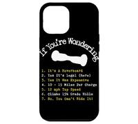 Custodia per iPhone 12 Pro Max Hoverboard Checklist Cool & Funny hoverboard Gift