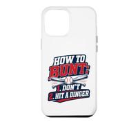 Custodia per iPhone 12 Pro Max How To Bunt, Hit a Dinger Funny Baseball Player Home Run Fun