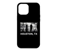 Custodia per iPhone 12 Pro Max HTX City of Houston Skyline Art Downtown Texas Souvenir Gift