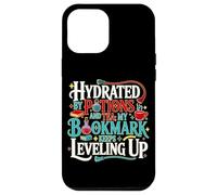 Custodia per iPhone 12 Pro Max Hydrated by potions and tea, my bookmark keeps leveling up