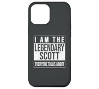 Custodia per iPhone 12 Pro Max I am the leggendary shirt, idea regalo per Scott