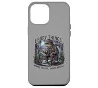 Custodia per iPhone 12 Pro Max I Bury Things Frog Gardener Dark Humor Shovel