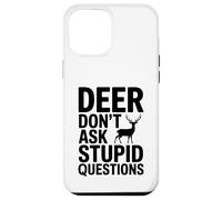 Custodia per iPhone 12 Pro Max I cervi non fanno domande stupide - Funny Hunter Design