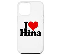 Custodia per iPhone 12 Pro Max I LOVE HEART HINA NOME SU UN TEE