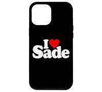 Custodia per iPhone 12 Pro Max I LOVE HEART SADE NOME SU UN TEE