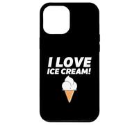 Custodia per iPhone 12 Pro Max I Love Ice Cream Party Outfit Vanilla Soft Serve Gelato Cone