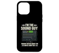 Custodia per iPhone 12 Pro Max I' m the Sound Guy Funny Audio Engineer Sound Mixing Board