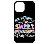 Custodia per iPhone 12 Pro Max I miei pazienti sono dolci cuori Peds Crew
