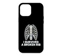 Custodia per iPhone 12 Pro Max I Survived A Broken Rib Sopravvissuto al recupero