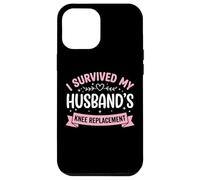 Custodia per iPhone 12 Pro Max I Survived My Husbands Knee Replacement Chirurgia Articolare