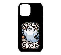Custodia per iPhone 12 Pro Max I Was Told There Would Be Ghosts Funny Halloween Kids Boys