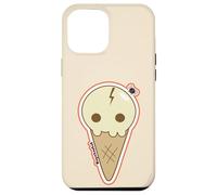 Custodia per iPhone 12 Pro Max Ice Cream Skull Spoopy Kawaii Halloween Design, Cute Spooky