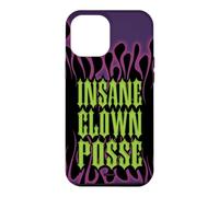 Custodia per iPhone 12 Pro Max ICP Purple Flames Old English Logo Horrorcore Rap Music