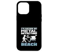 Custodia per iPhone 12 Pro Max Id piuttosto essere metal detecting al Beach Hobby