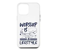 Custodia per iPhone 12 Pro Max Il culto del cristianesimo è uno stile di vita Musica Note cristiane