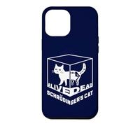 Custodia per iPhone 12 Pro Max Il gatto di Double Schrodinger Dead & Alive Quantum Physics