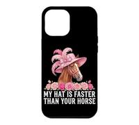 Custodia per iPhone 12 Pro Max Il mio cappello è più veloce del tuo cavallo Derby Day Horse Racing