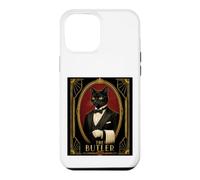 Custodia per iPhone 12 Pro Max Il mistero dell'omicidio del gatto nero Art Déco di Butler