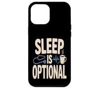 Custodia per iPhone 12 Pro Max Il sonno è facoltativo infermiera medico notte turno caffè