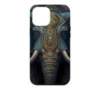 Custodia per iPhone 12 Pro Max Il sublime maestoso re elefante fantasy