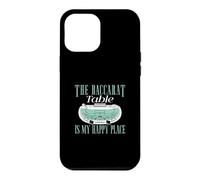Custodia per iPhone 12 Pro Max Il tavolo del Baccarat è il mio posto felice Giocatori di Baccarat divertenti
