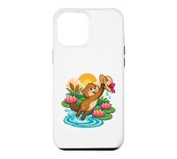 Custodia per iPhone 12 Pro Max Il topo muschiato salva il cappello da sole di Pond Ripple