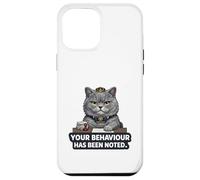 Custodia per iPhone 12 Pro Max Il tuo comportamento è stato notato - Sarcastico gatto britannico