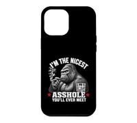 Custodia per iPhone 12 Pro Max I'm The Nicest Asshole You'll Ever Meet Monkey