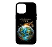 Custodia per iPhone 12 Pro Max In The Beginning GOD... Earth Genesis 1:1 Bible Verse Nature