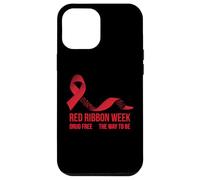 Custodia per iPhone 12 Pro Max Indossiamo la consapevolezza della settimana del nastro rosso rosso ottobre senza droghe