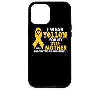 Custodia per iPhone 12 Pro Max Indosso Giallo Per Il Mio Passo mamma Camicia Endometriosi Consapevolezza