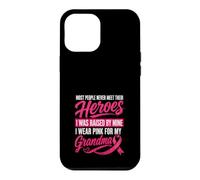 Custodia per iPhone 12 Pro Max Indosso rosa per mia nonna cresciuta da un eroe cancro al seno