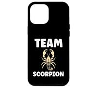 Custodia per iPhone 12 Pro Max Insect Scorpion animals arachnids simple team Scorpion