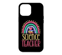 Custodia per iPhone 12 Pro Max Insegnante di scienze Bohemian Rainbow Estetica sana