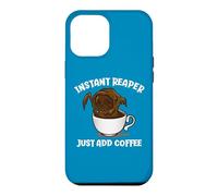 Custodia per iPhone 12 Pro Max Instant Reaper Basta Aggiungere Caffè Divertente Halloween