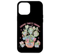Custodia per iPhone 12 Pro Max Introvert Home Sweet Cactus Home Graphic Women Funny Gnome