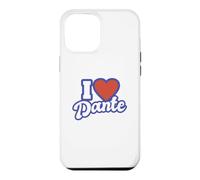 Custodia per iPhone 12 Pro Max Io amo Dante