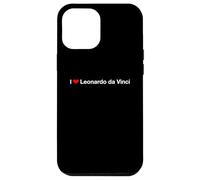 Custodia per iPhone 12 Pro Max Io amo Leonardo da Vinci