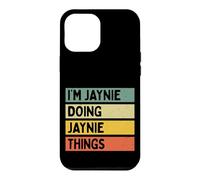Custodia per iPhone 12 Pro Max Io sono Jaynie Doing Jaynie Things Divertente Citazione Personalizzata