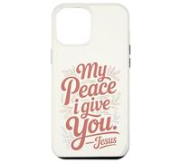 Custodia per iPhone 12 Pro Max Io ti do la mia pace. Gesù