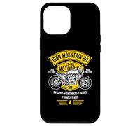 Custodia per iPhone 12 Pro Max Iron Mountain Road US-16A Design motociclistico del South Dakota