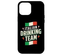 Custodia per iPhone 12 Pro Max Italian Drinking Team Divertente Bere Birra Amante Beer Pong