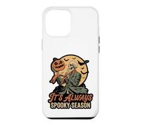 Custodia per iPhone 12 Pro Max It's Always Spooky Season Skeleton Jack O Lantern Graphic